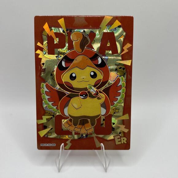 *NEW*Pokemon Eif Origins 4.0 Poncho Pikachu Ho-Oh PM ER NO-006 NON TCG - Picture 1 of 2